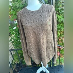 Ralph Lauren Polo Knit sweater in Rich Brown